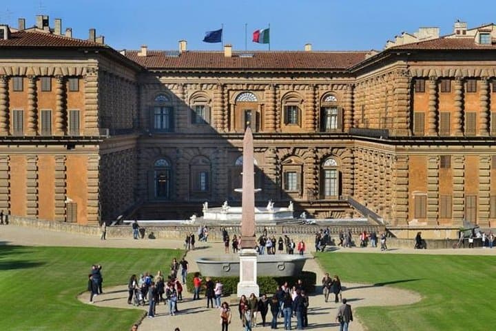 The courtyard of Palazzo Pitti