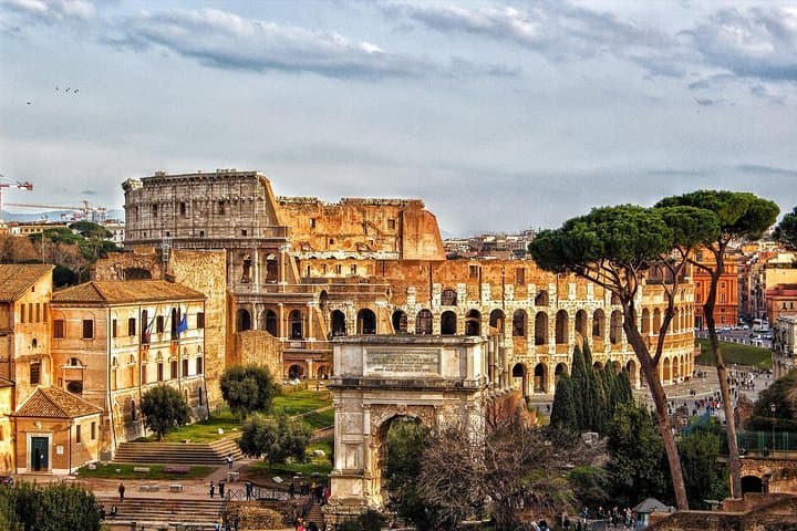View of the Colosseum