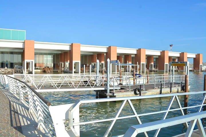 The dock at Marco Polo Airport