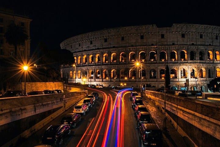 Rome by Night Private Walking Tour With Dinner