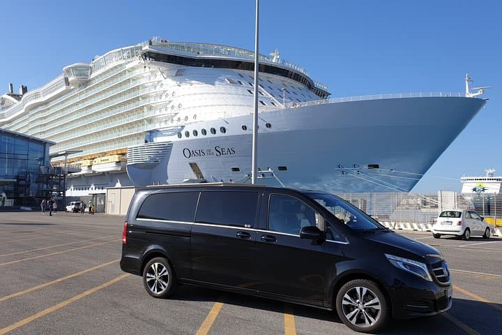 Transfer from Civitavecchia port to Fco Rome airport or Rome