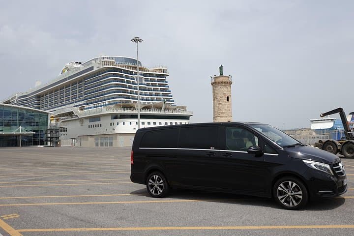 Transfer from Civitavecchia port to Fco Rome airport or Rome