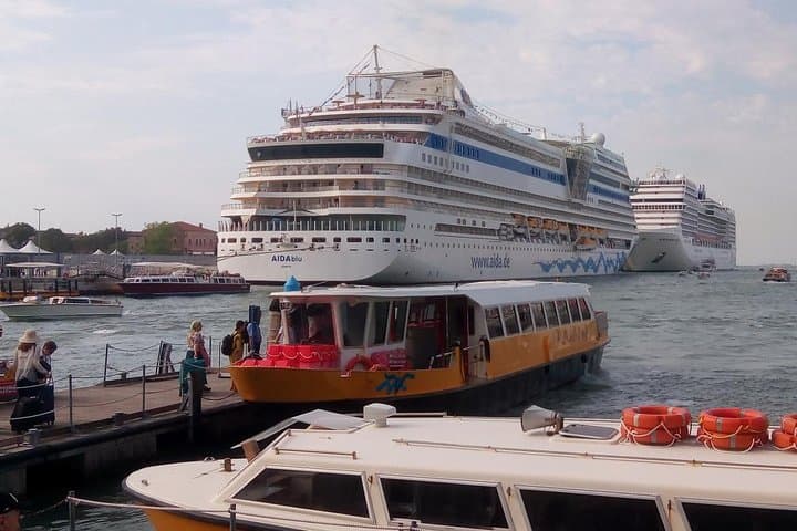 Venice cruise terminal main canal