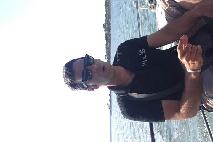 On a boat