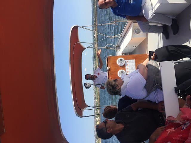 Boat for lagoon tour