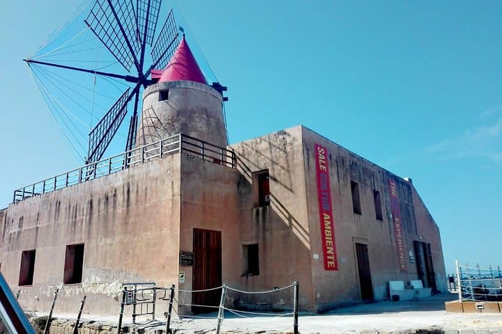 Mill of the salt marshes of the lagoon