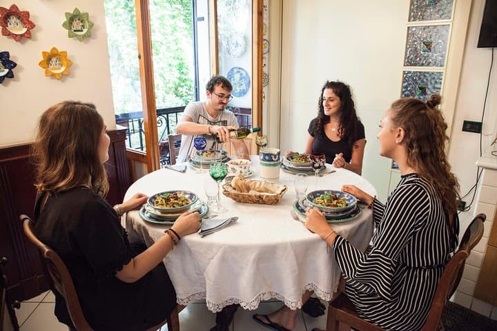 Dining Experience at a local's Home in Campofelice di Roccella with Show Cooking