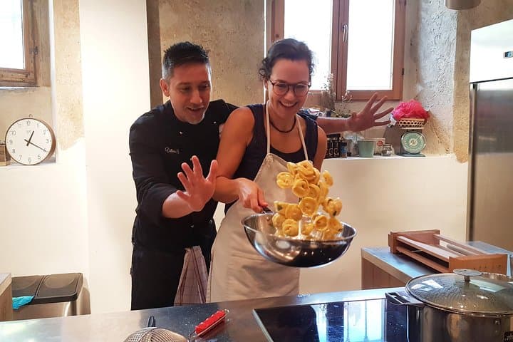 Italian Cocktail + Art of Making Pasta Cooking Class In Unique Milan Location