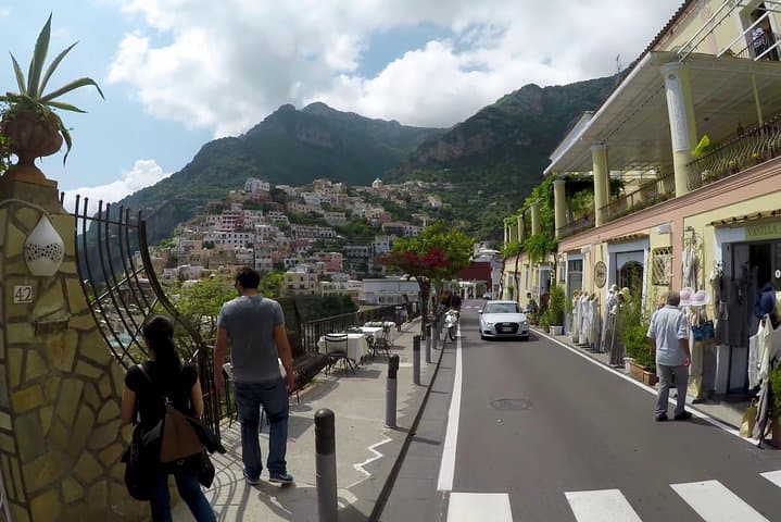 Positano private car service from Naples