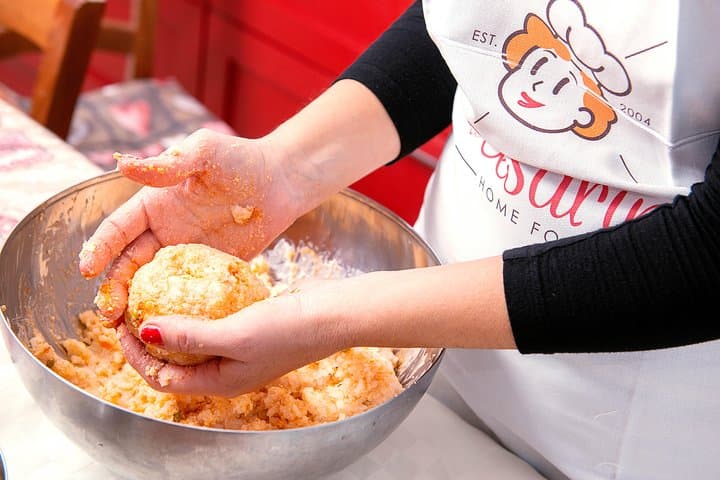 Making authentic "Arancini"
