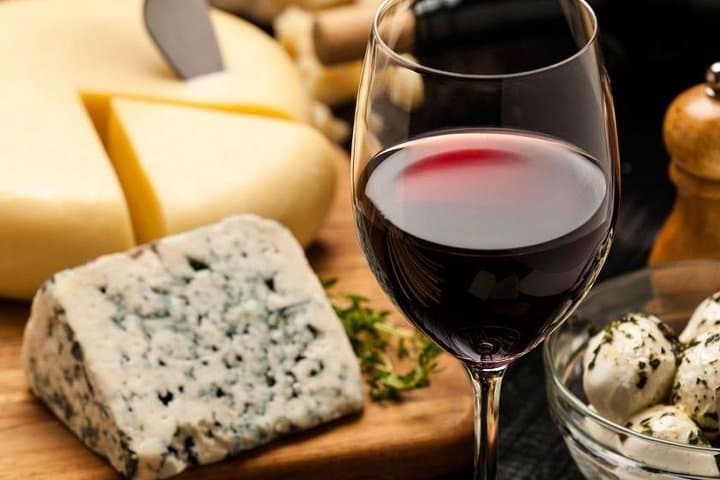 Cheese and wine tasting