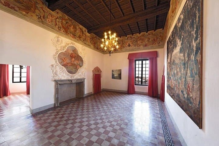 A fabulous night at a castle in Parma hillside