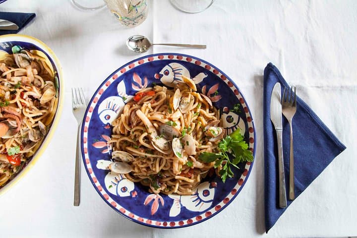 Lunch or dinner and cooking demo at a local home in Vietri sul Mare