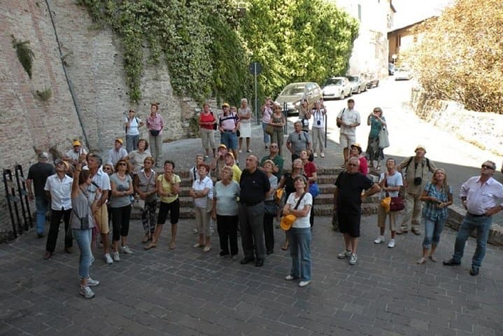 A small group with Alessandra