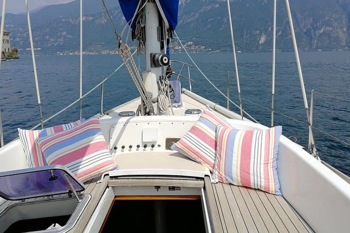 Sunset Sailing Lake Como with Private Skipper