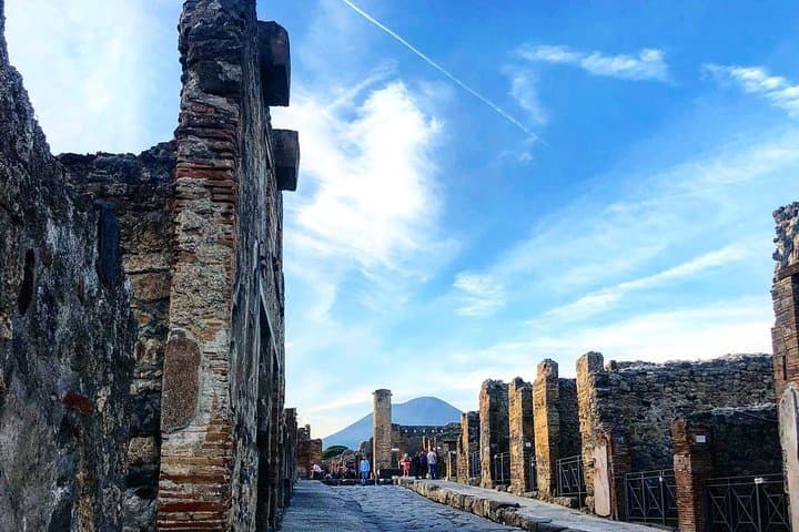 Pompeii & Vesuvius with Wine Tasting from the Coast