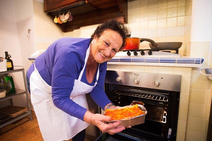 Cesarina has prepared the dinner