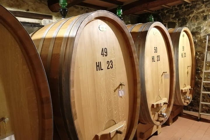 Brunello Wine barrels
