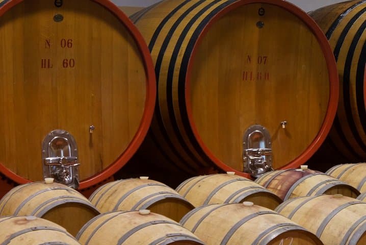 cellar tour at local winery