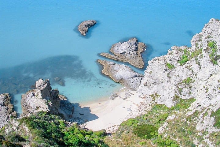 Famous beach Praja di Fuoco