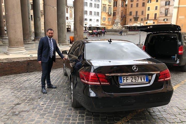 Rome center departure for Fiumicino airport