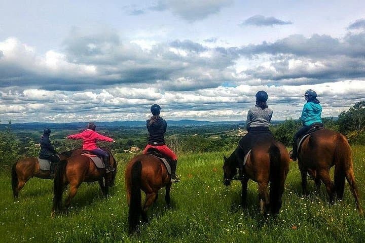 Horsebackriding - explore Tuscan nature
