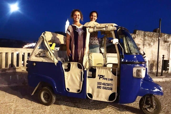 Private Panoramic Tour with Piaggio Ape Calessino in Matera
