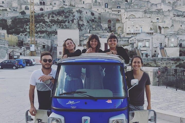 Private Panoramic Tour with Piaggio Ape Calessino in Matera