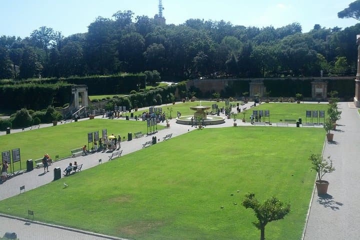 Garden View from the Vatican Museums