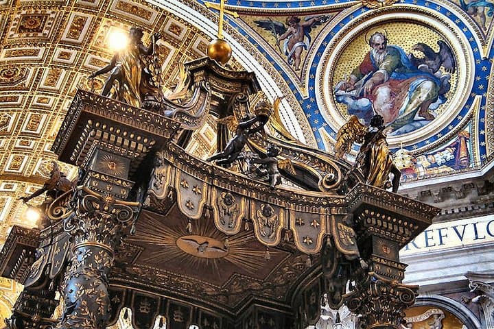 Scavi guided visit and skip line entrance to St Peters Basilica
