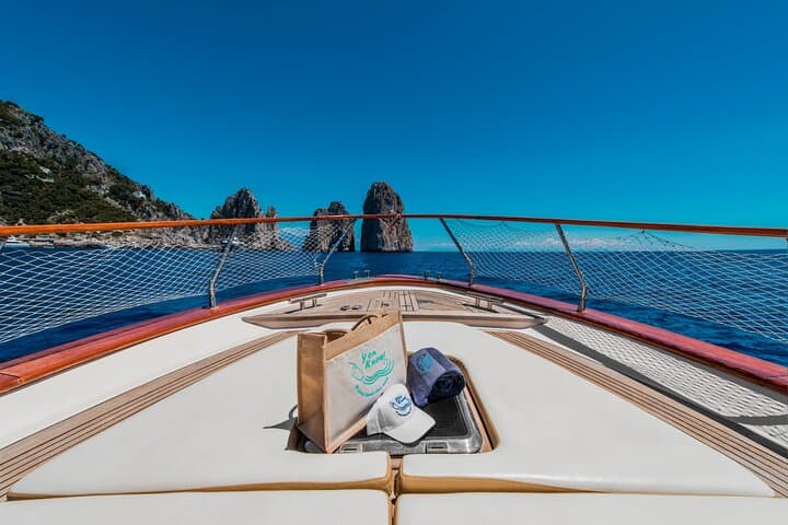 Capri Private Boat Day Tour from Sorrento, Positano or Naples