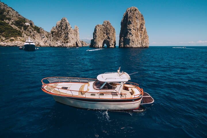 Capri Private Boat Day Tour from Sorrento, Positano or Naples