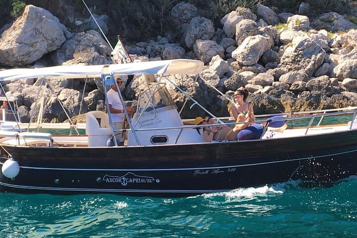 Exclusive Boat Tour from Capri with Swim Stop and Aperitif
