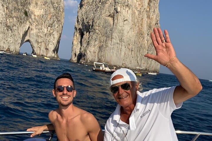 Exclusive Boat Tour from Capri with Swim Stop and Aperitif