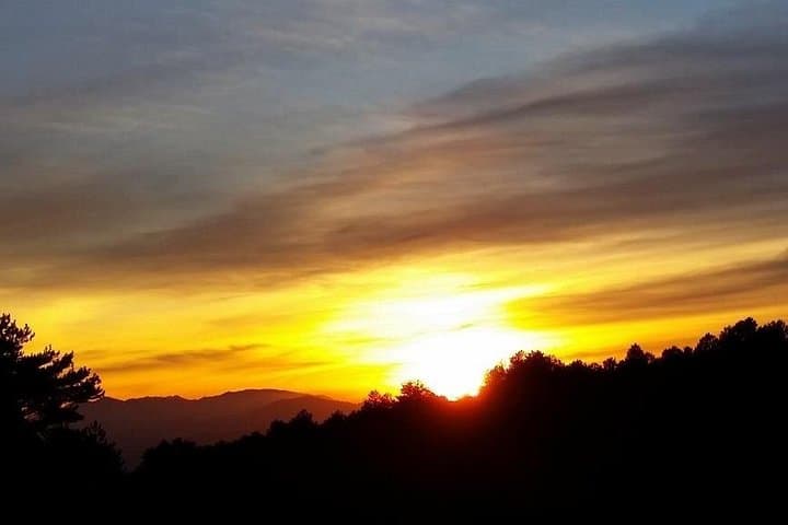 Etna sunset view