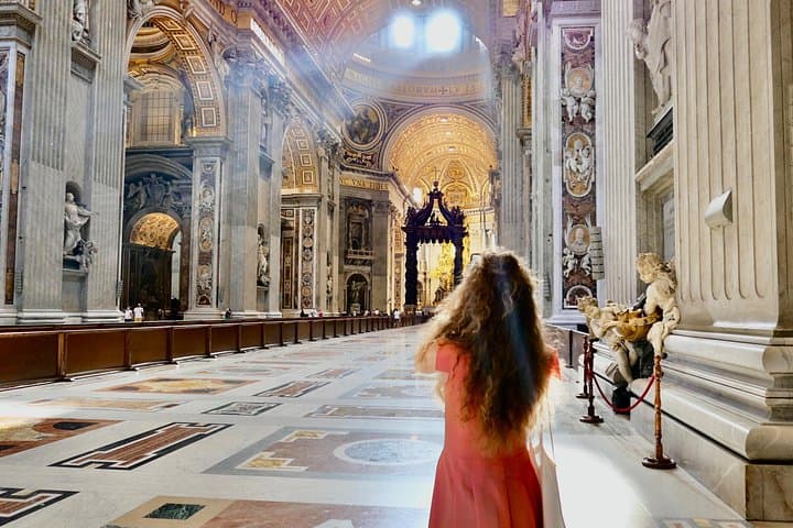 Ray of light in St. Peter's Basilica