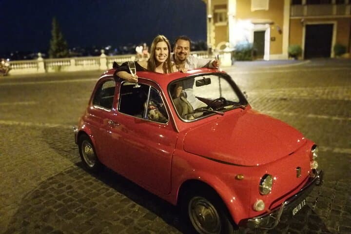 The Original Fiat 500 Night Tour of Rome