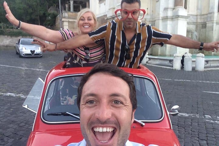 The Original Fiat 500 Night Tour of Rome