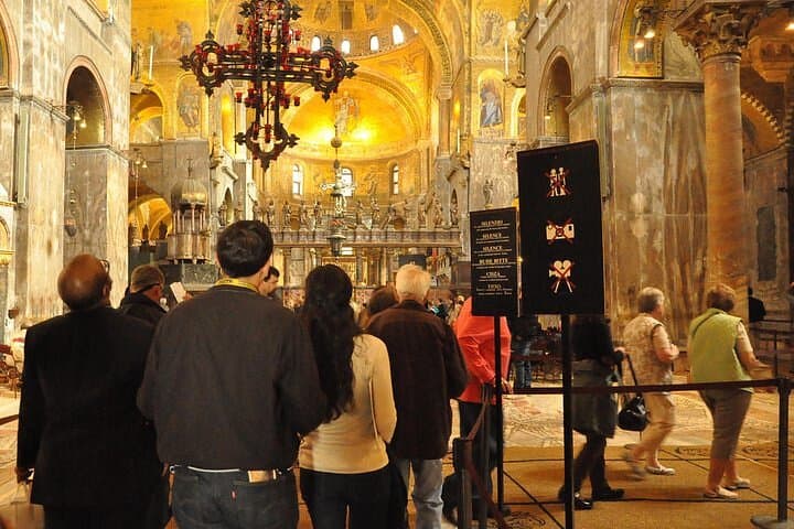 Inside St Mark's Basilica