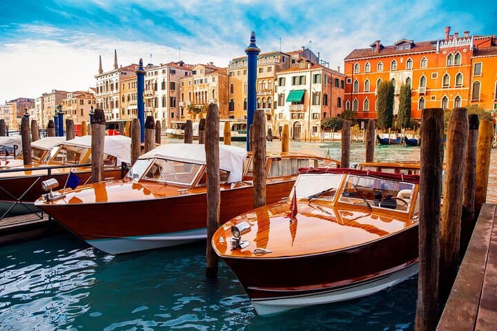 Venice Grand Canal boats