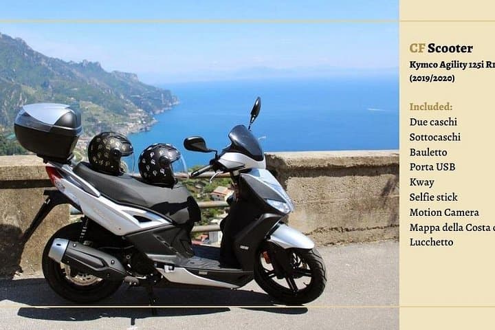 Scooter rental on the Amalfi Coast