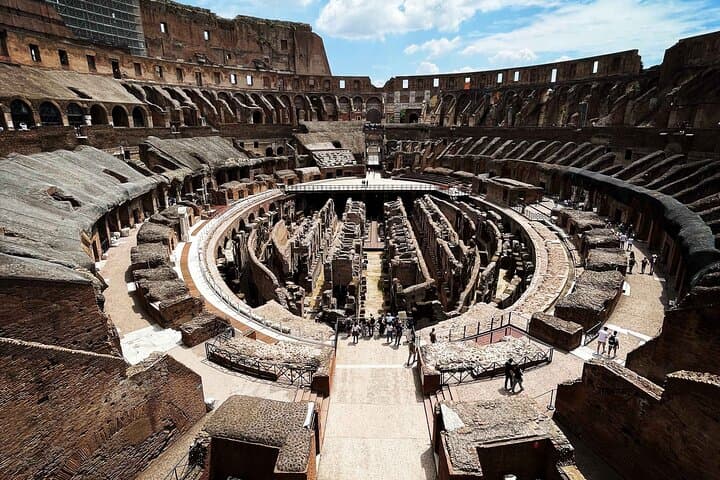 Exclusive Colosseum Arena and Underground Pvt Tour Options