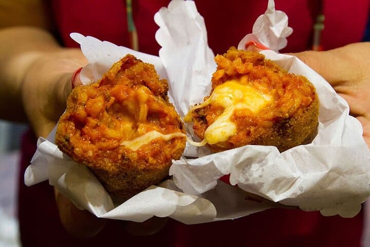 Supplì with mozzarella