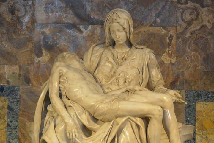 Pietà of Michaelangelo.