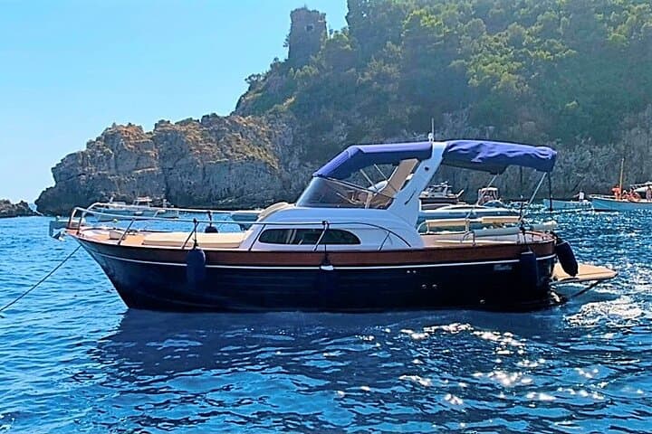 Amalfi Coast Full Day Private Boat Tour (cabin+restroom on board)