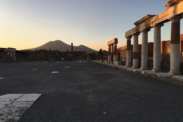 Pompeii from Afternoon to Sunset