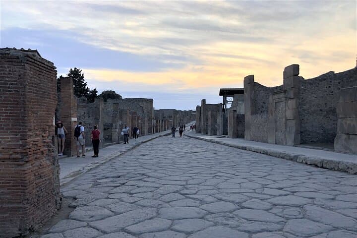 Pompeii from Afternoon to Sunset