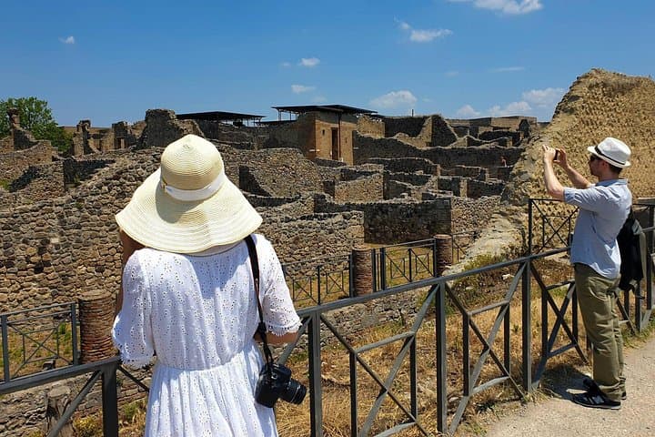 Pompeii & Herculaneum Full-Day Tour with Entrance Fees and Lunch