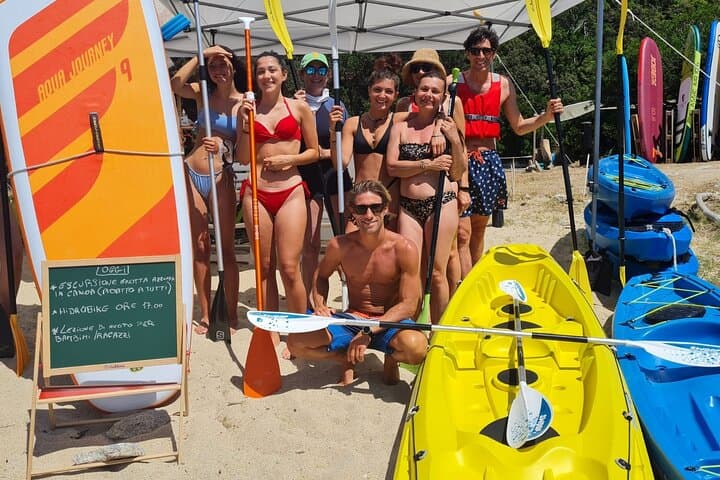 Excursion to the Wild Beach of Fonza in Canoe
