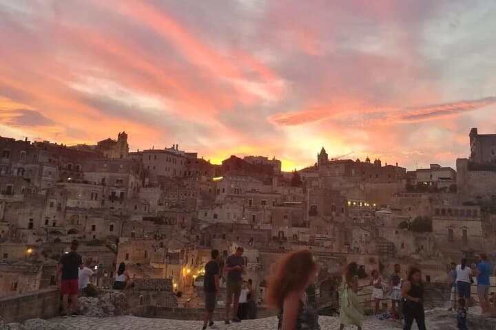 English Matera Tour included entrances Cave House and RockChurch.